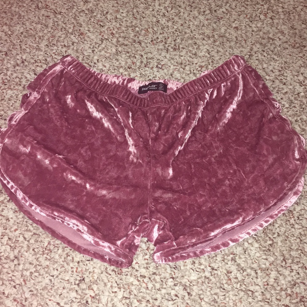 ~SALE~ BNWOT VELVET PINK SHORTS